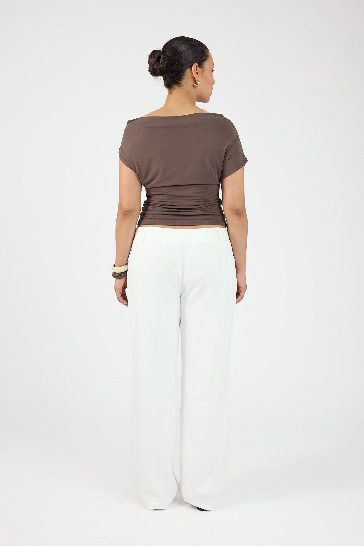 Perfect Stranger Tala Mid Rise Pant White