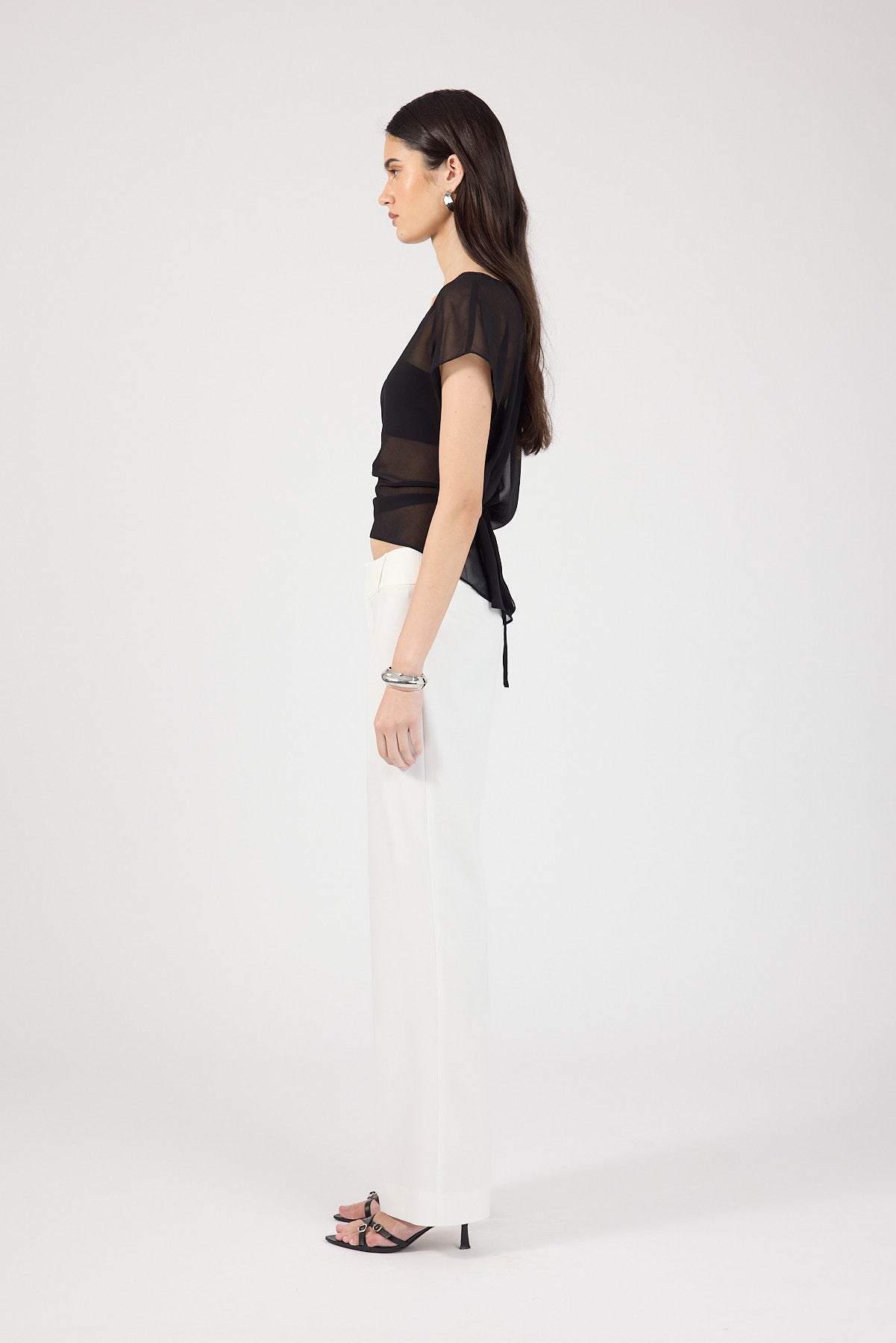Perfect Stranger Tala Mid Rise Pant White