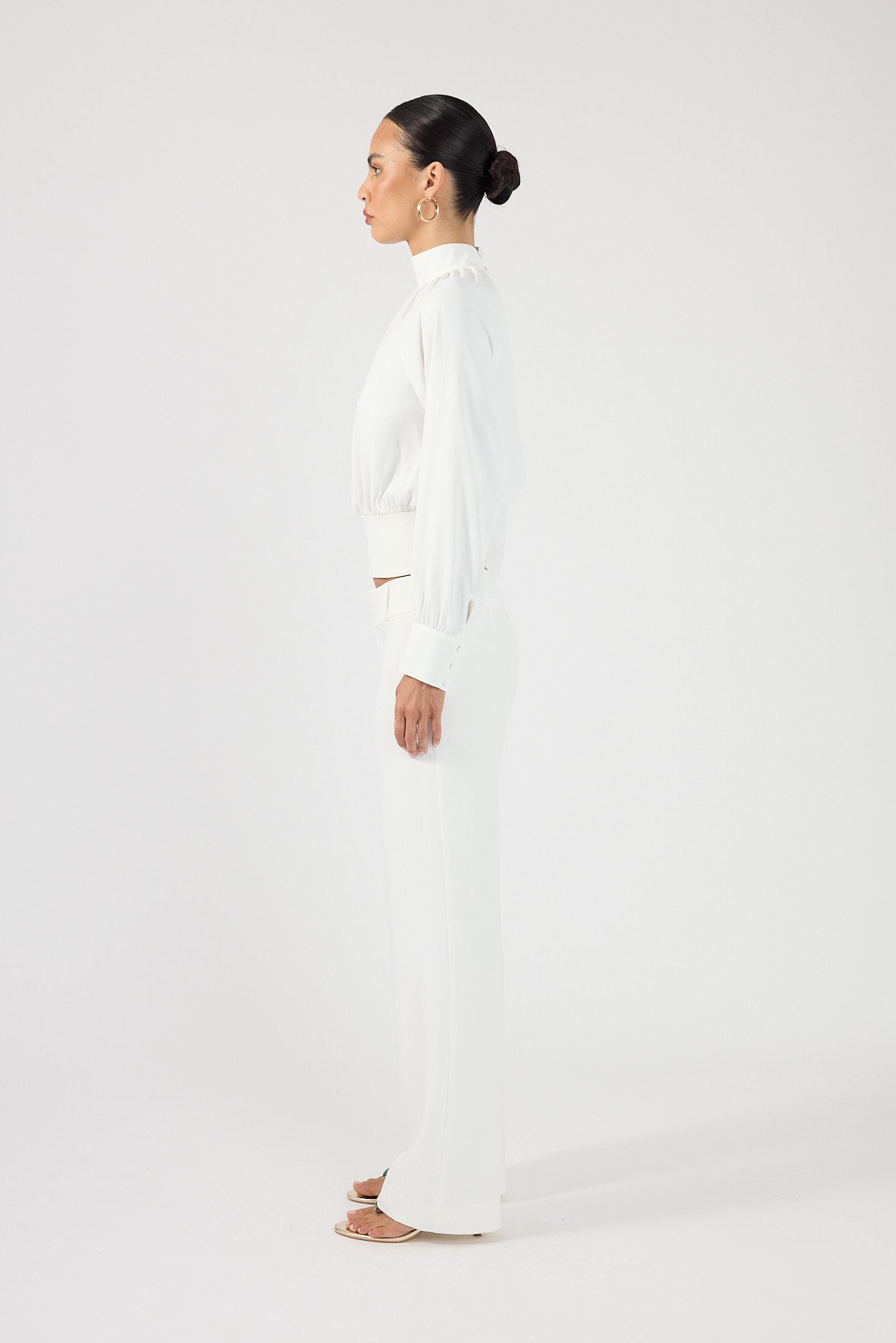 Perfect Stranger Tove Long Sleeve Top Off White