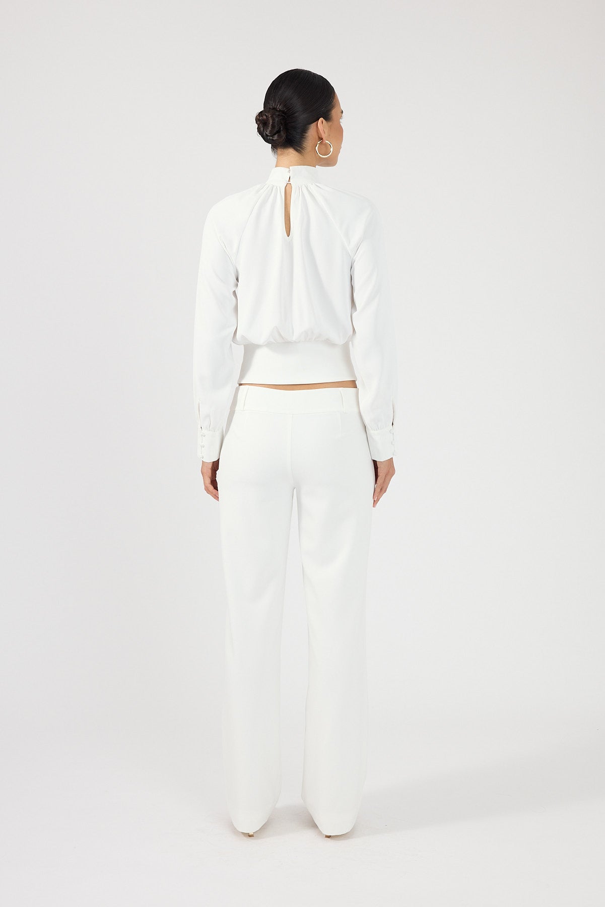 Perfect Stranger Tove Long Sleeve Top Off White