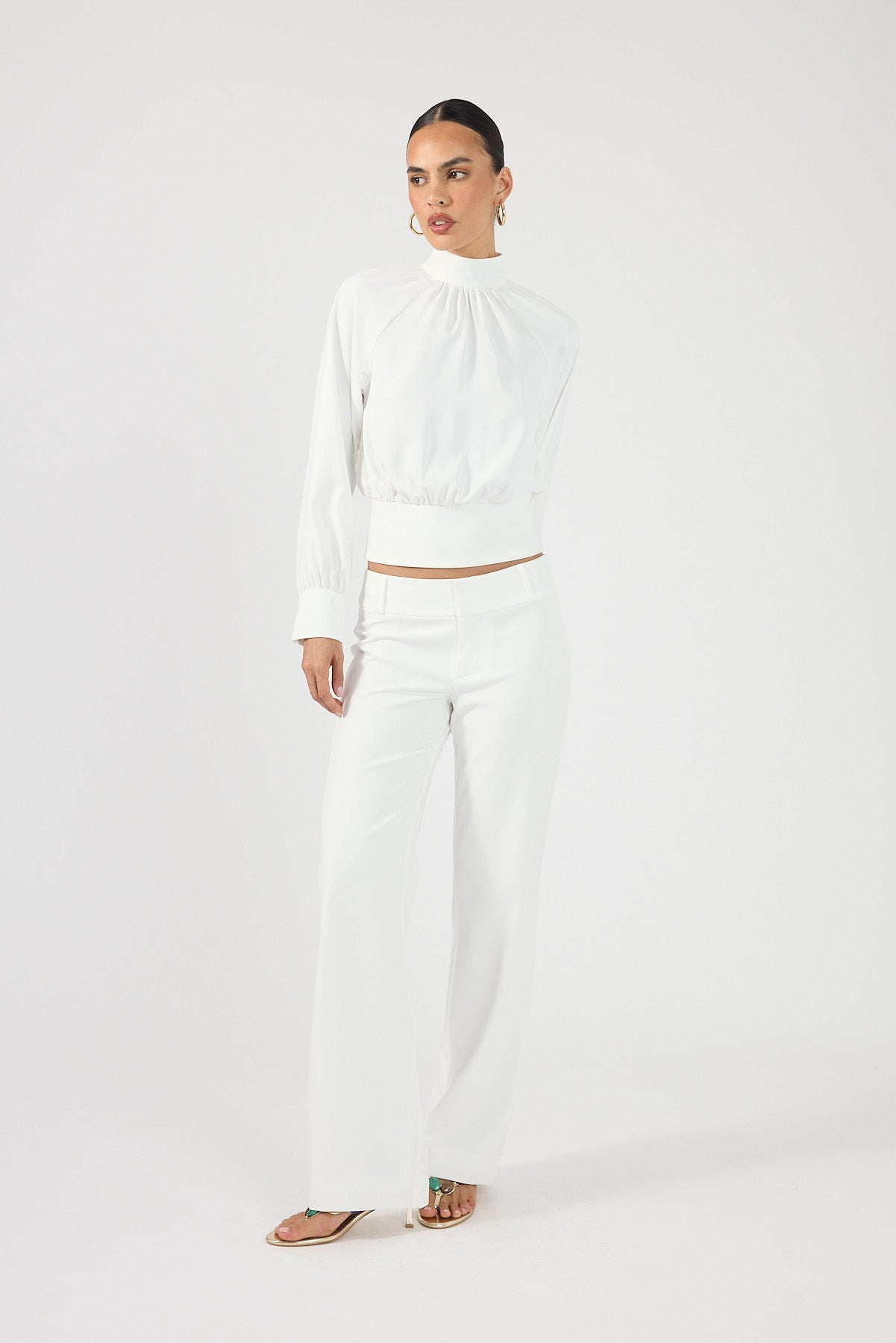 Perfect Stranger Tove Long Sleeve Top Off White