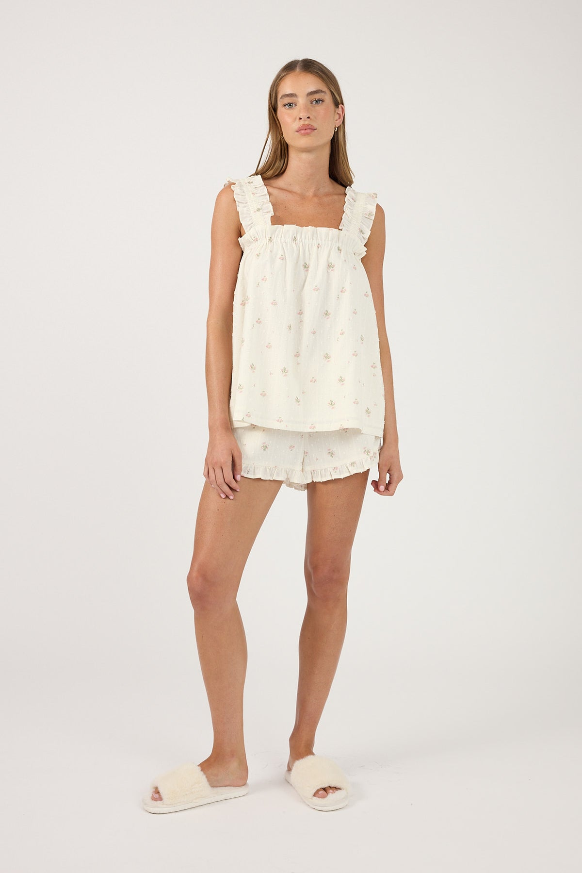 Perfect Stranger Jadie Pyjama Set White Print