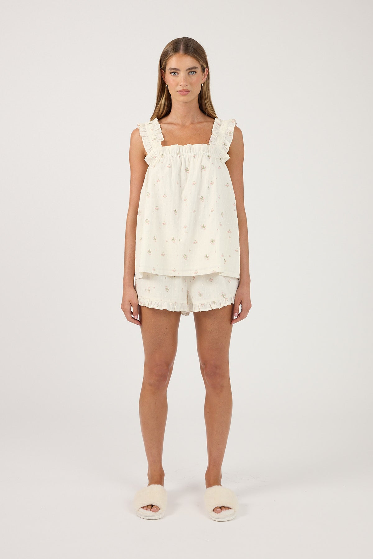 Perfect Stranger Jadie Pyjama Set White Print