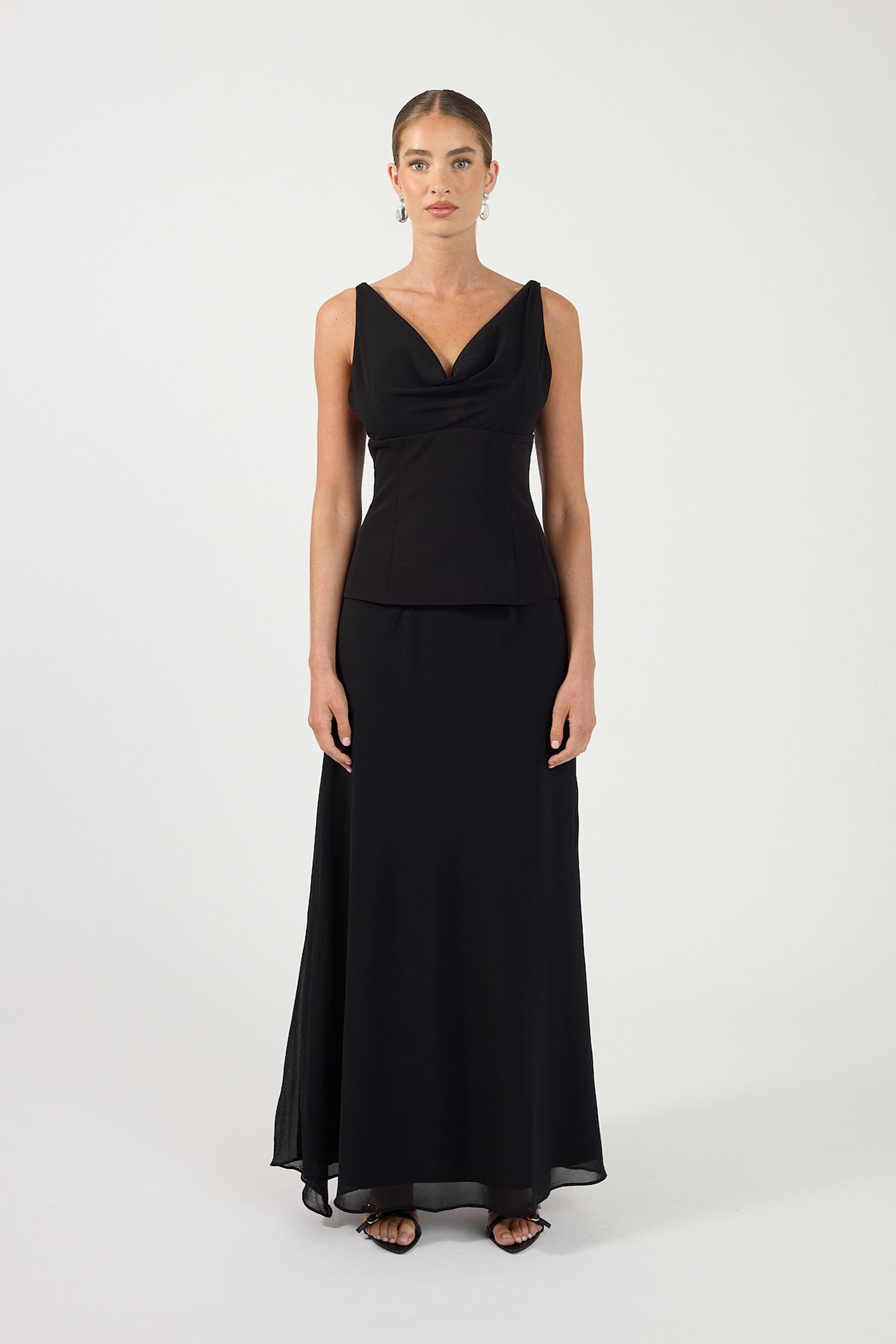 Perfect Stranger Effie Maxi Skirt Black