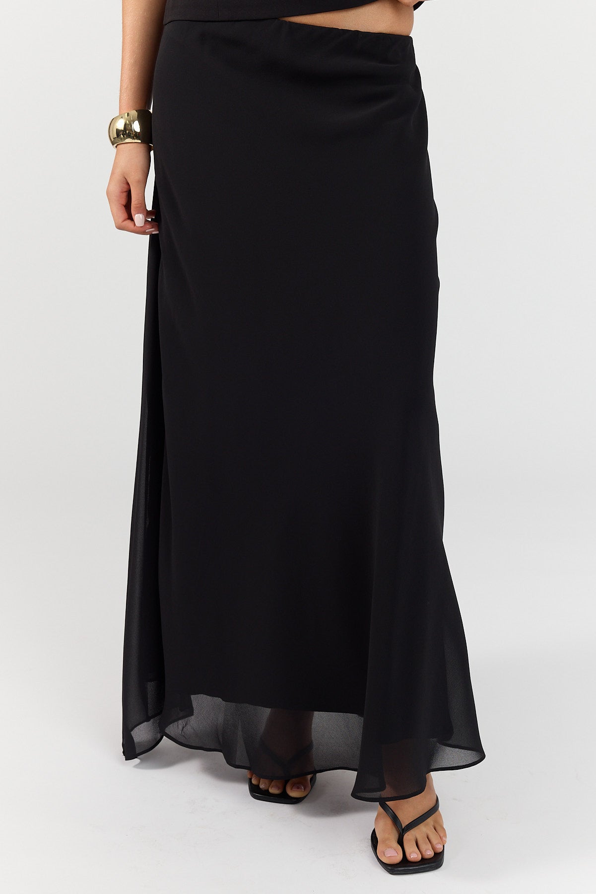 Perfect Stranger Effie Maxi Skirt Black