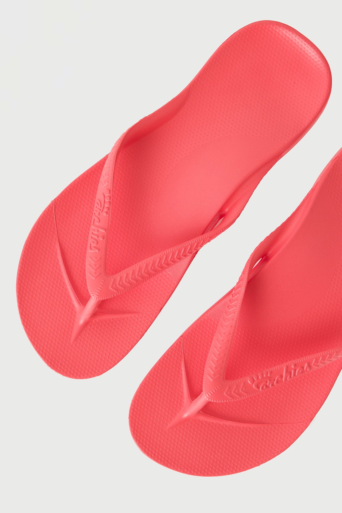 Archies Footwear Arch Support Thong Coral