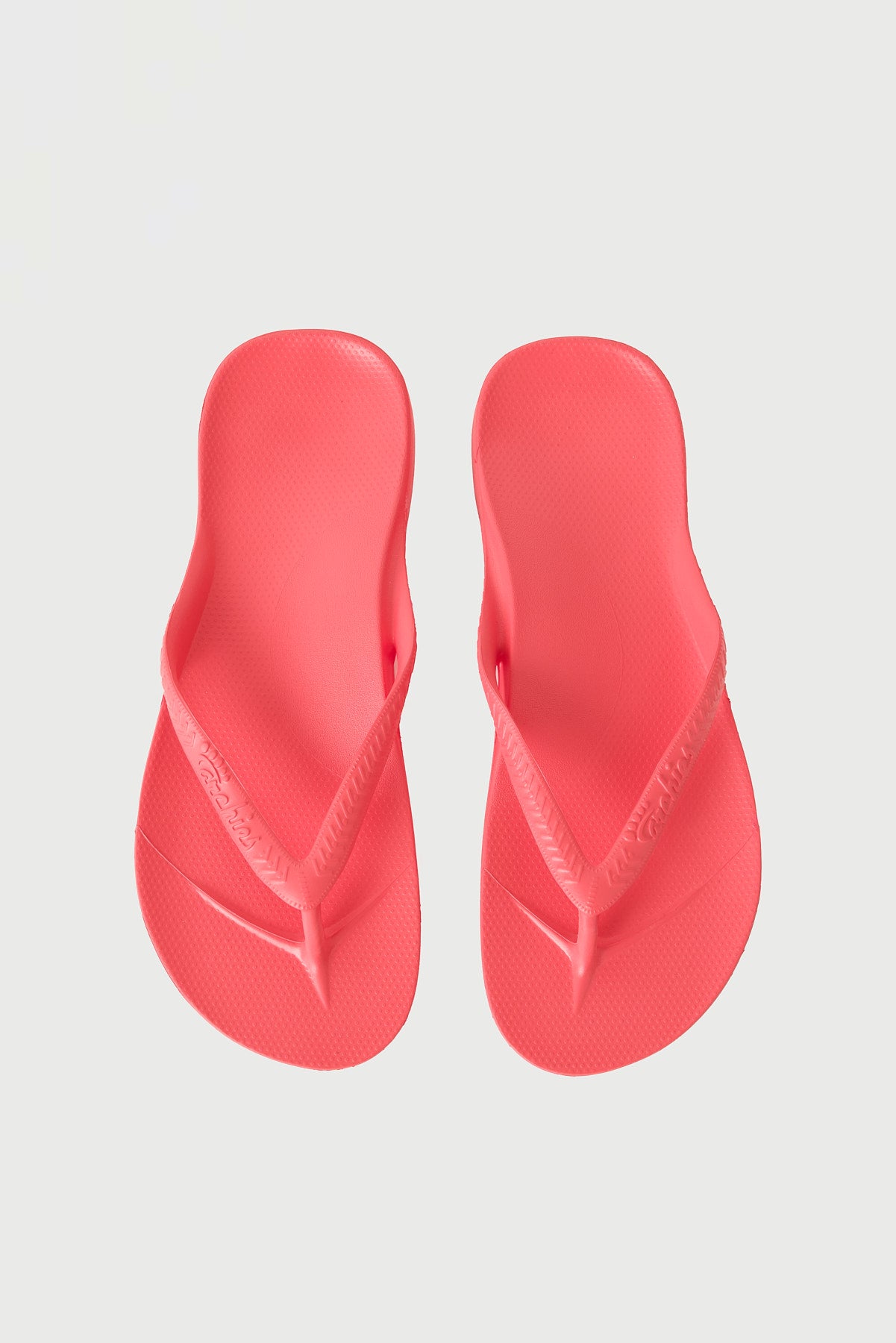 Archies Footwear Arch Support Thong Coral