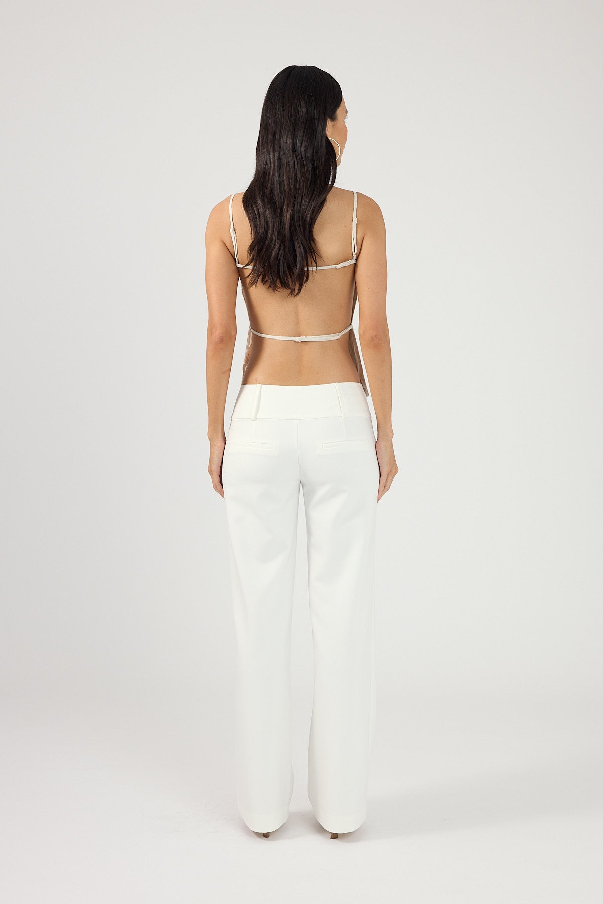 Perfect Stranger Esti Low Rise Pant White